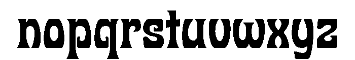 Allotropic Bold Font LOWERCASE