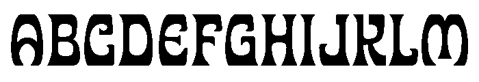 Allotropic Regular Font UPPERCASE