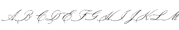 Allyson Regular Font UPPERCASE