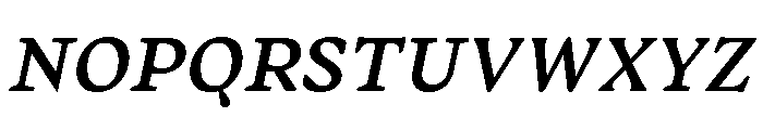 Almada Bold Italic Font UPPERCASE