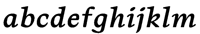 Almada Bold Italic FONT