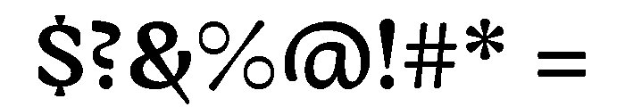 Almada Bold Font OTHER CHARS