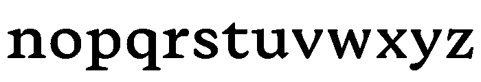 Almada Bold Font LOWERCASE