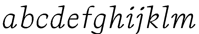 Almada Extra Light Italic FONT