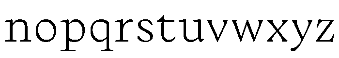 Almada Extra Light Font LOWERCASE