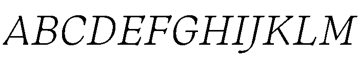 Almada Italic Font UPPERCASE