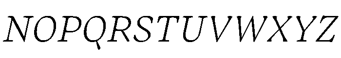 Almada Italic Font UPPERCASE