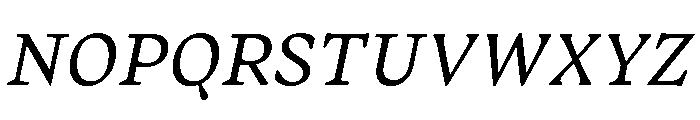 Almada Regular Italic Font UPPERCASE