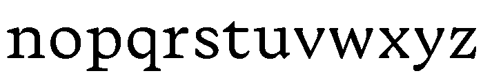 Almada Regular Font LOWERCASE