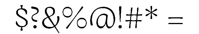 Almada Font OTHER CHARS