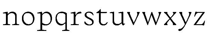 Almada Font LOWERCASE