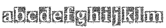 Alpha Roman Initials Font UPPERCASE