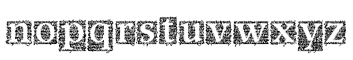 Alpha Roman Initials Font UPPERCASE