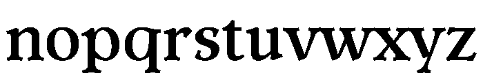 Alpha Roman Initials Font LOWERCASE