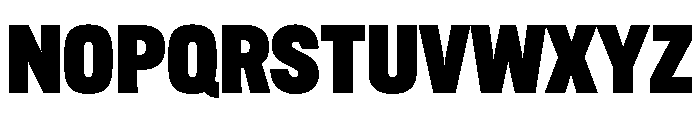 Alternate Gothic Black Font UPPERCASE