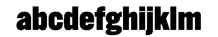 Alternate Gothic Black FONT