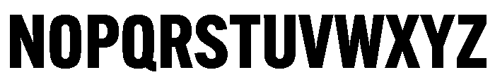 Alternate Gothic Bold Font UPPERCASE