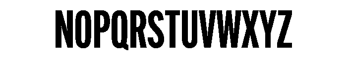 Alternate Gothic Compressed Bold Font UPPERCASE