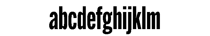 Alternate Gothic Compressed Bold FONT