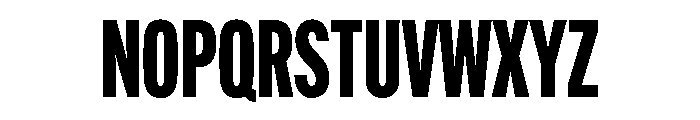 Alternate Gothic Compressed Heavy Font UPPERCASE