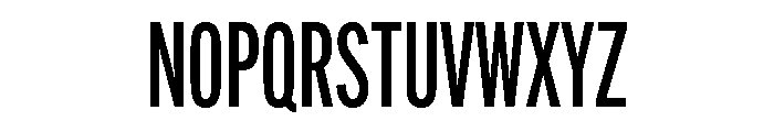 Alternate Gothic Compressed Medium Font UPPERCASE