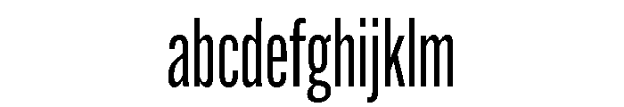 Alternate Gothic Compressed Regular FONT