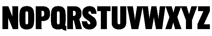 Alternate Gothic Condensed Black Font UPPERCASE