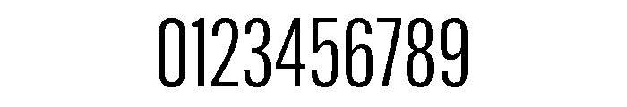 Alternate Gothic Condensed Book Font OTHER CHARS