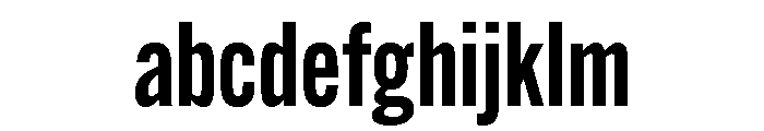 Alternate Gothic Condensed Demi FONT