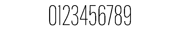 Alternate Gothic Condensed Light Font OTHER CHARS