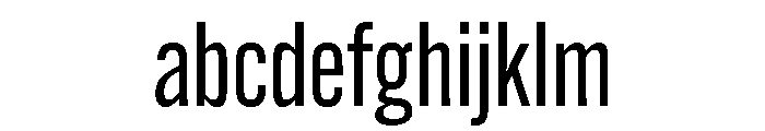 Alternate Gothic Condensed Regular FONT
