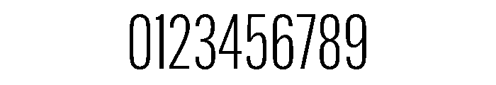 Alternate Gothic Condensed Semi Light Font OTHER CHARS