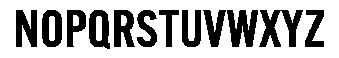 Alternate Gothic Demi Font UPPERCASE