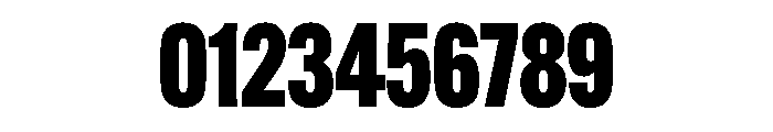 Alternate Gothic Extra Condensed Black Font OTHER CHARS
