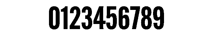 Alternate Gothic Extra Condensed Bold Font OTHER CHARS