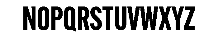 Alternate Gothic Extra Condensed Bold Font UPPERCASE