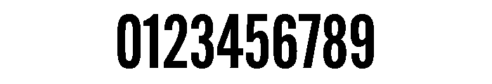 Alternate Gothic Extra Condensed Demi Font OTHER CHARS