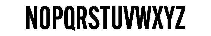 Alternate Gothic Extra Condensed Demi Font UPPERCASE