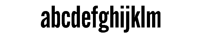 Alternate Gothic Extra Condensed Demi FONT