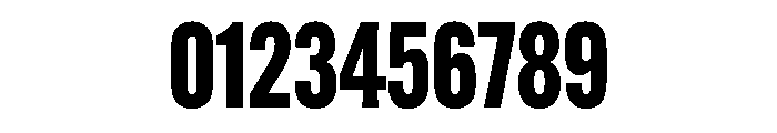 Alternate Gothic Extra Condensed Heavy Font OTHER CHARS