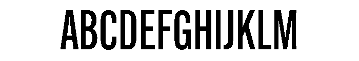 Alternate Gothic Extra Condensed Medium Font UPPERCASE
