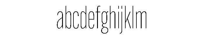 Alternate Gothic Extra Condensed Thin FONT