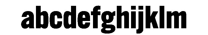 Alternate Gothic Heavy FONT