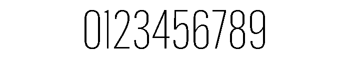 Alternate Gothic Light Font OTHER CHARS