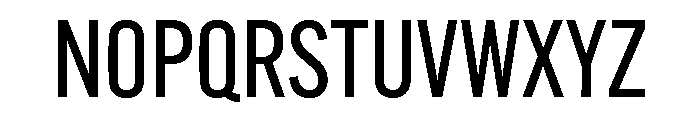 Alternate Gothic Regular Font UPPERCASE