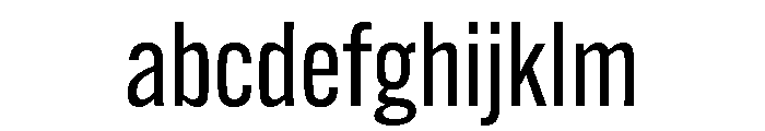 Alternate Gothic Regular FONT