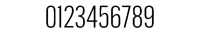 Alternate Gothic Semi Light Font OTHER CHARS