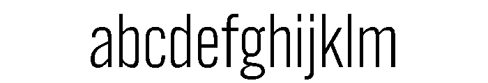 Alternate Gothic Semi Light FONT