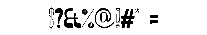 Altogether Regular Font OTHER CHARS