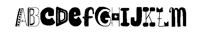 Altogether Regular Font UPPERCASE